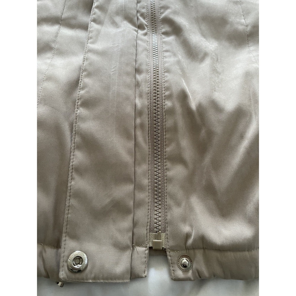 London Fog Women's Winter Coat Removable Hood Size Large Zip Snap Closure Soft - Picture 6 of 12